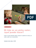 Mi Hijo Es Un Picky Eater Que Puedo Hacer