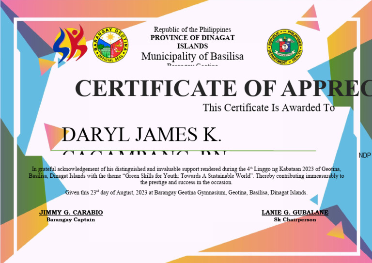 Linggo Ng Kabataan Template