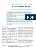 Facial Reanimation. Evolving From Static Procedures To Free Tissue Transfer in Head and Neck Surgery