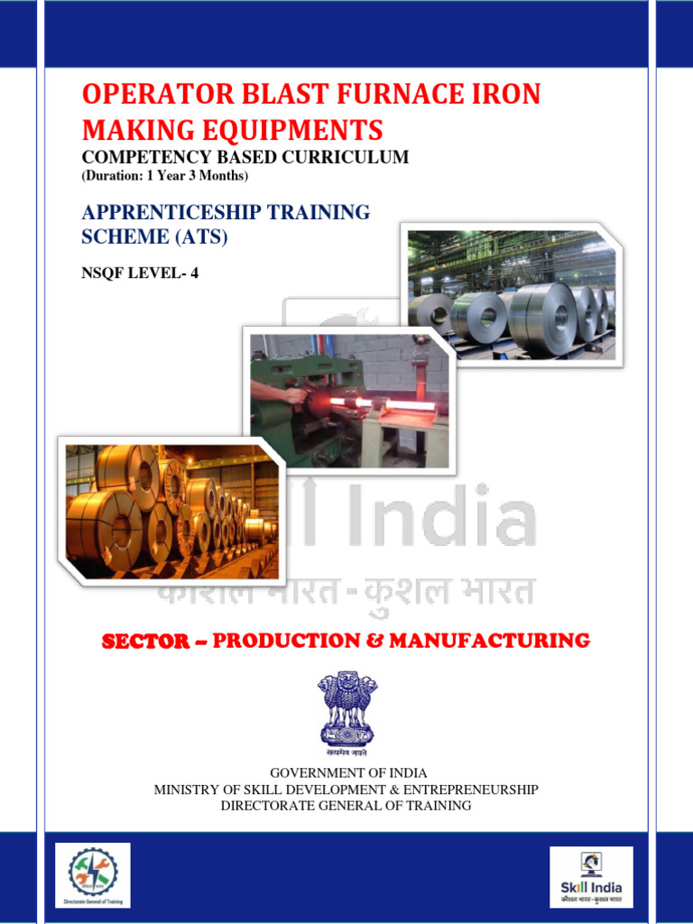 NAPS Certificate for Blast Furnace Operators | PDF | Apprenticeship ...