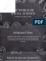 Social Sciences and Applied Social Science