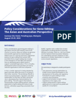 Gene Editing Workshop KL August 2022 Flyer