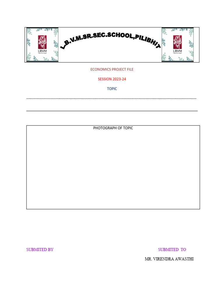 Project File Coverpage | PDF