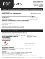 The Pink Stuff Safety Data Sheet | PDF | Occupational Safety And Health ...