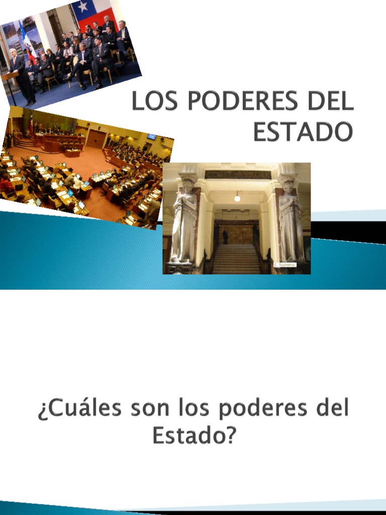 Los Poderes Del Estado | PDF | Juez | Separación de poderes