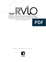 Revista Latinoamericana de Seguridad Ciudadana Departamento de Asuntos Públicos - FLACSO Sede Ecuador