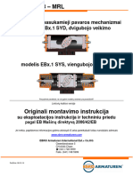 Originali Montavimo Instrukcija - LT