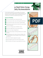 APA Performance Rated I-Joists Storage, Handling, and Safety Recommendations