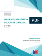 Coquimbo Informe Estadístico Delictual Comunal 2022