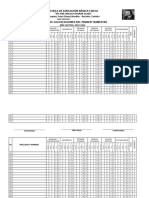 Cuadro de Calificaciones Trimestrales Primaria