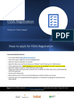 Process Note - How To Apply For FSSAI Registration2