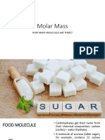 Molar Mass - Food Molecule