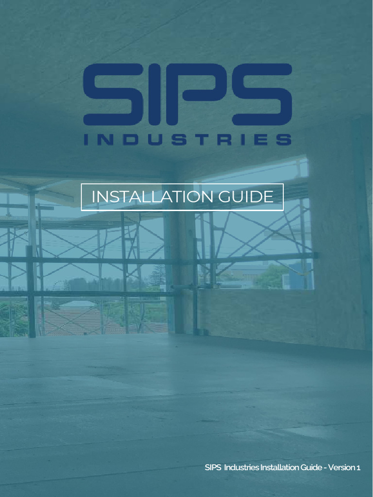 SIPs Panel Installation Guide | PDF | Building Engineering | Building ...