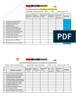 Cotejo de Actitudes 5TO A 5TO B