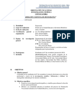 Convocatoria y Formato Monografia Promo 23 Cam Agosto