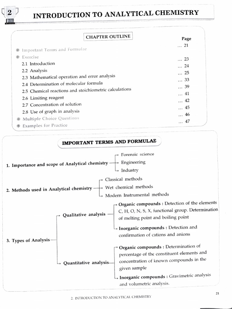 Analytical Chemistry | PDF | Analytical Chemistry | Analysis