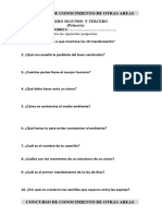 Concurso de Conocimiento de Otras Areas-Primaria