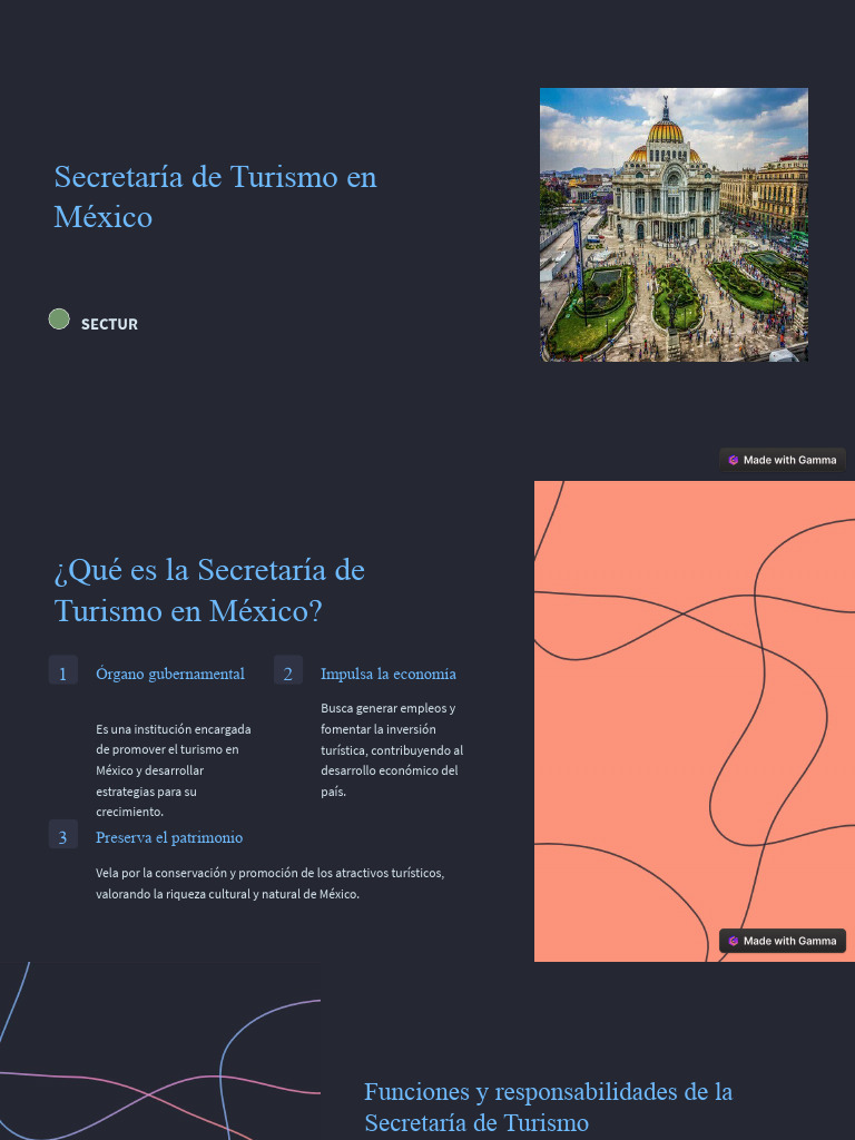 Secretaria de Turismo en Mexico 1 Descargar gratis PDF Turismo México