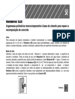 5hqghurf6: Argamassa Polimérica Monocomponente À Base de Cimento para Reparo e Recomposição de Concreto