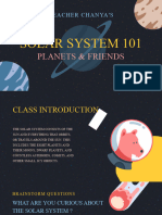 Solar System With Illustrations and Animation Presentation