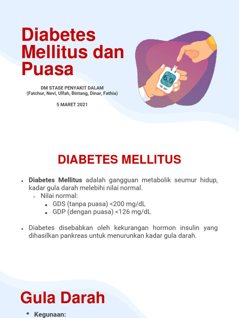 Penyuluhan DM Pada PUASA | PDF
