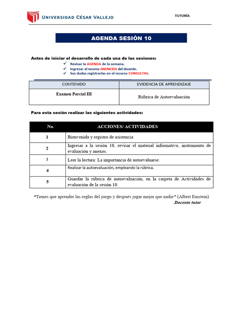 3° AGENDA N° 10 | PDF