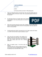 Grade 5 Word Problems Mixed Operations e