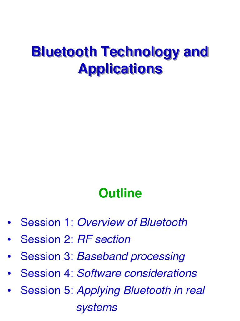 Intro Bluetooth | PDF