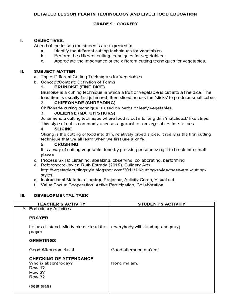 Technology And Livelihood Education Automotive Final Demo Pdf