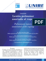 Lesión Pulmonar Asociada Al Vapeo