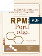 Aesthetic RPMS Portfolio Design