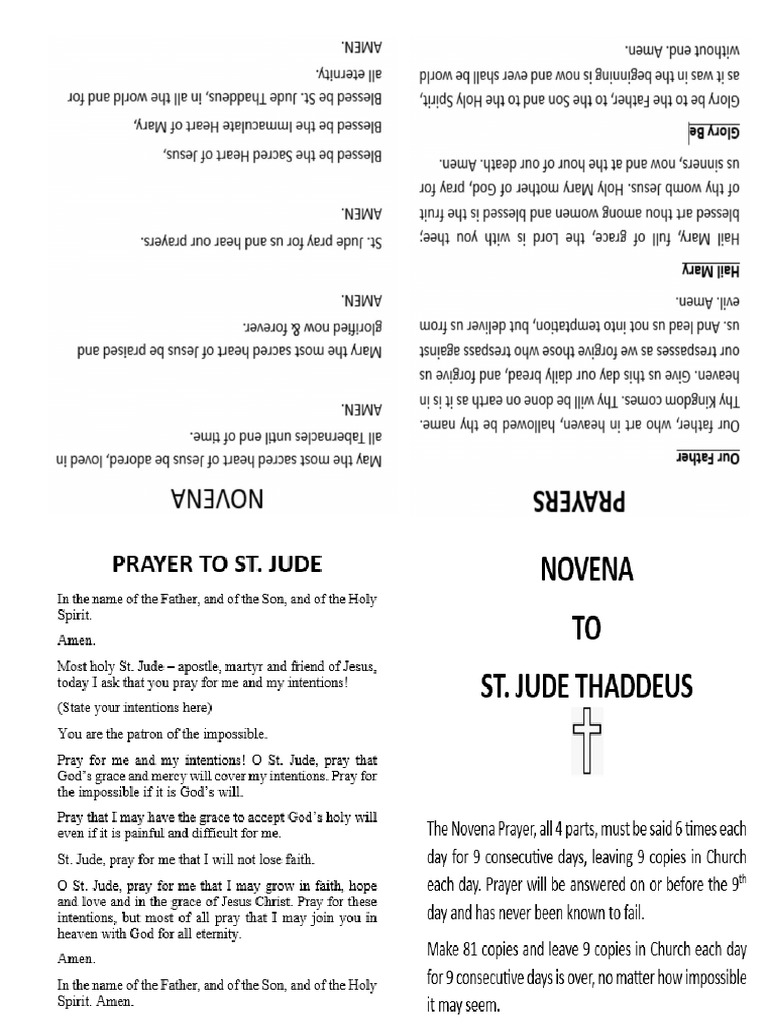 St jude novena pdf