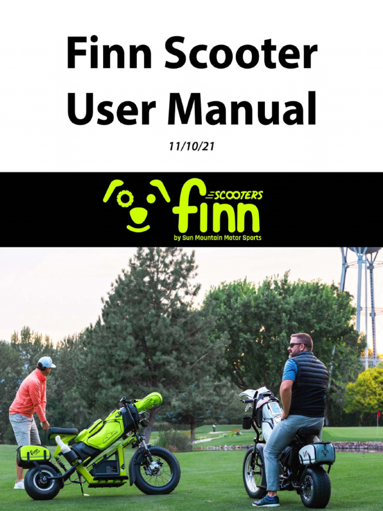 Finn Scooter User Manual | PDF