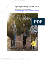 Test Bank For Exploring Psychology Eleventh Edition Download