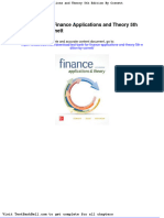 Test Bank For Finance Applications and Theory 5th Edition by Cornett Download