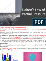 Dalton's Law of Partial Pressure: Prepared By: Sir Ching B. Gatdula II