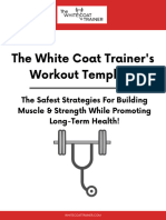 White Coat Trainer Workout Template