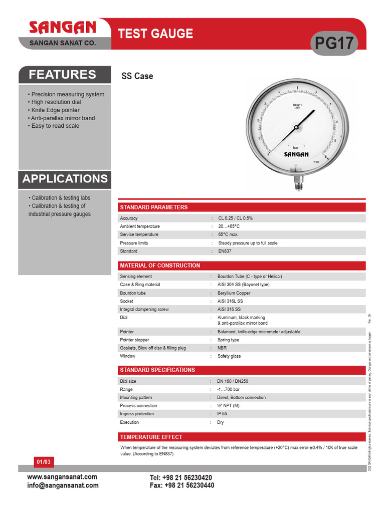 PG17 PDF Pressure Measurement Calibration