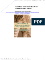 Test Bank For Foundations of Financial Markets and Institutions 4th Edition Frank J Fabozzi Download