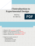 Experimental Design 1