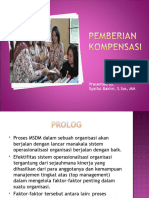 Handout MSDM 9 Pemberian Kompensasi