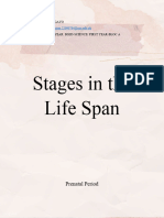 Stages in The Life Span