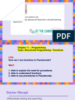 Y12 CS T2 W4 L5 Ch11 - Functions