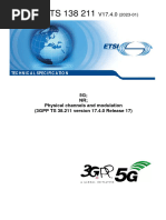 ETSI TS 138 211: 5G NR Physical Channels and Modulation (3GPP TS 38.211 Version 17.4.0 Release 17)