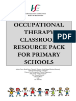 Occupational Therapy School Resource Pack