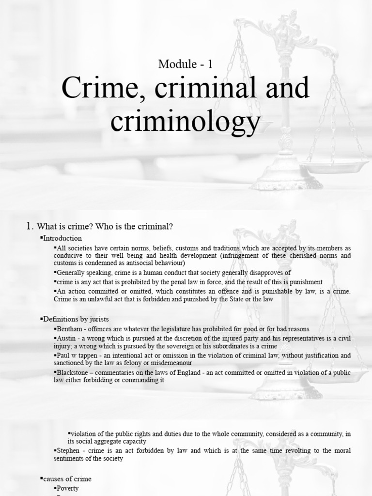 Understanding Crime and Criminology | PDF | Crimes | Crime & Violence