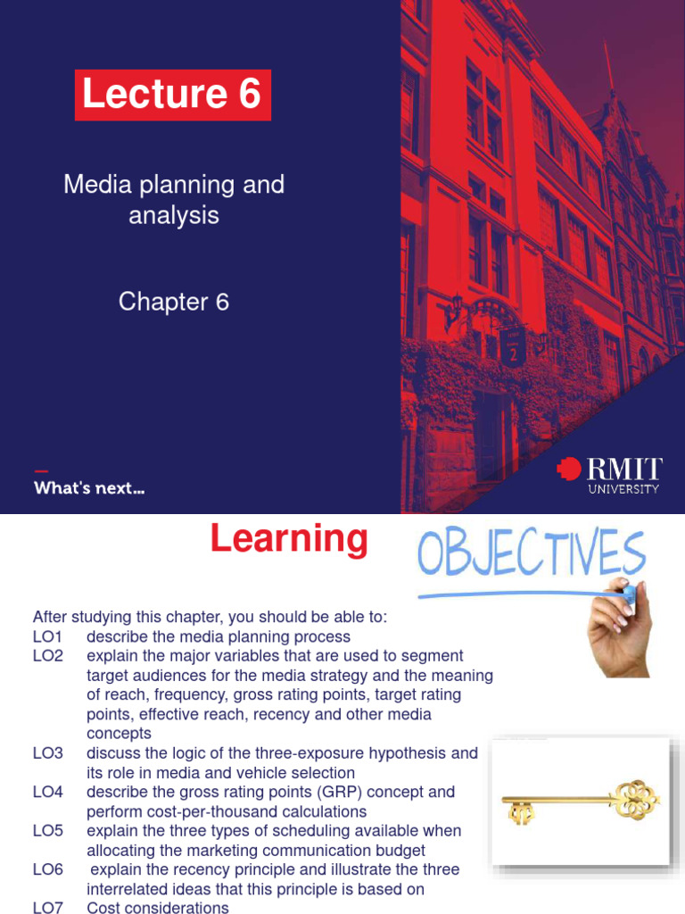 Lecture+6+ +Media+Plan | PDF | Marketing Communications | Target Audience