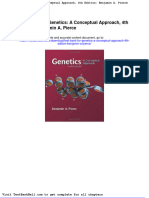 Test Bank For Genetics A Conceptual Approach 4th Edition Benjamin A Pierce Download