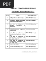 ICAP 2026 Examination Schedule Details | PDF