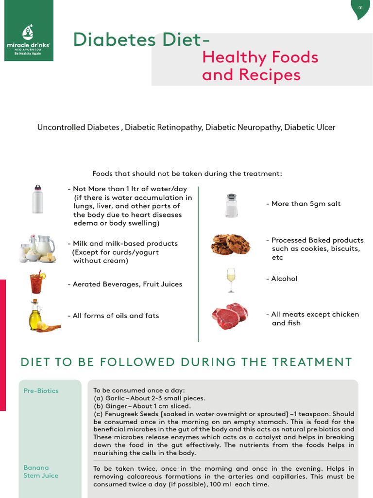 Diabetes Diet | PDF | Curry | Drink